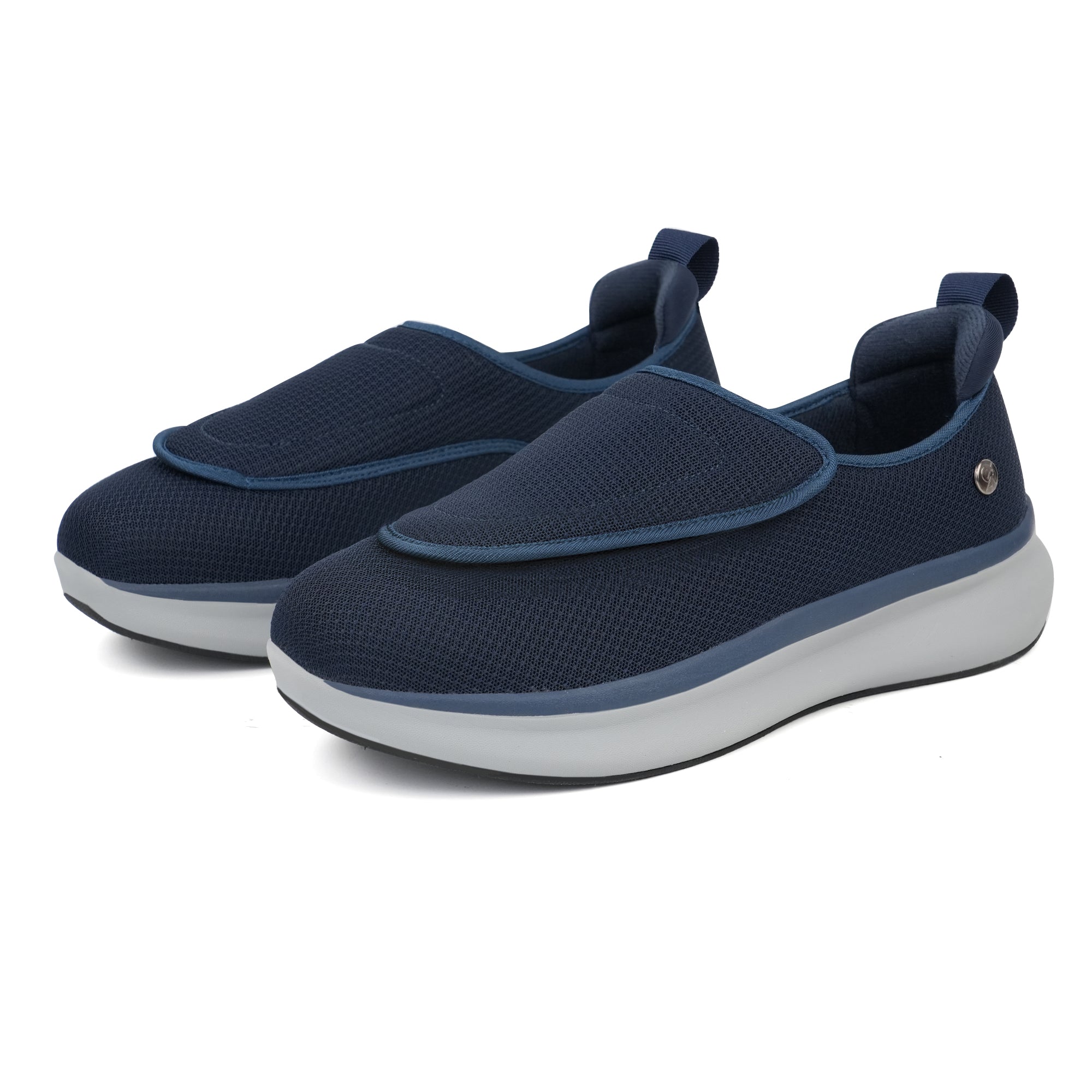 Navy Walking Shoes-Hank