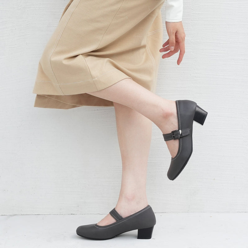 Pewter Pumps Dress-Violet