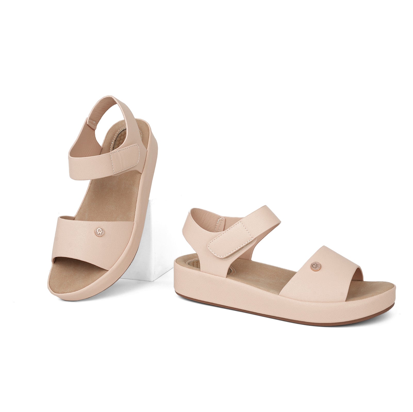 Black Massage Sandals-Maeve
