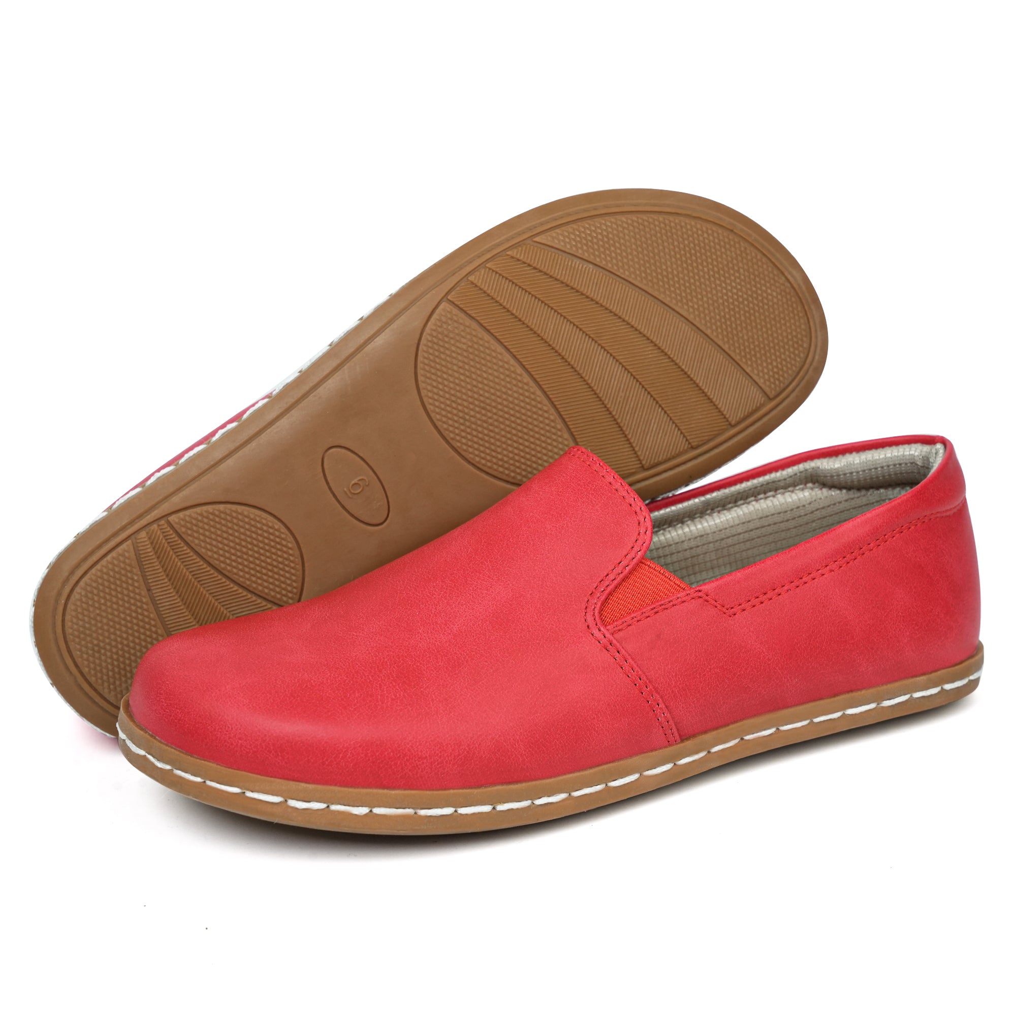 Ortho+rest Women Barefoot Dress Shoes Comfortable Walking Loafers-Satra Brown / 10 Ortho+rest Women Barefoot Dress Shoes Comfortable Walking Loafers-Satra Brown / 10