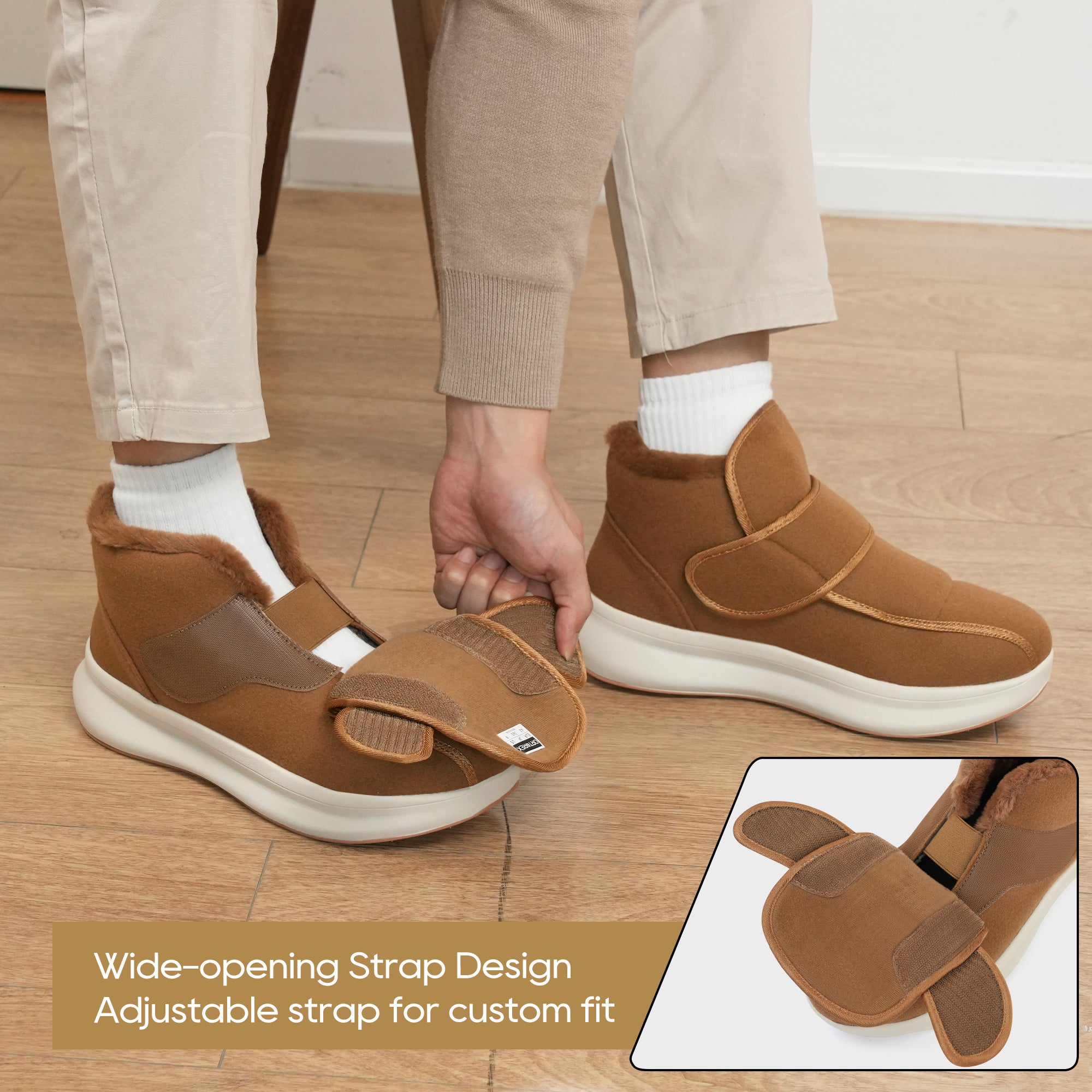 Black Walking Shoes-Nord