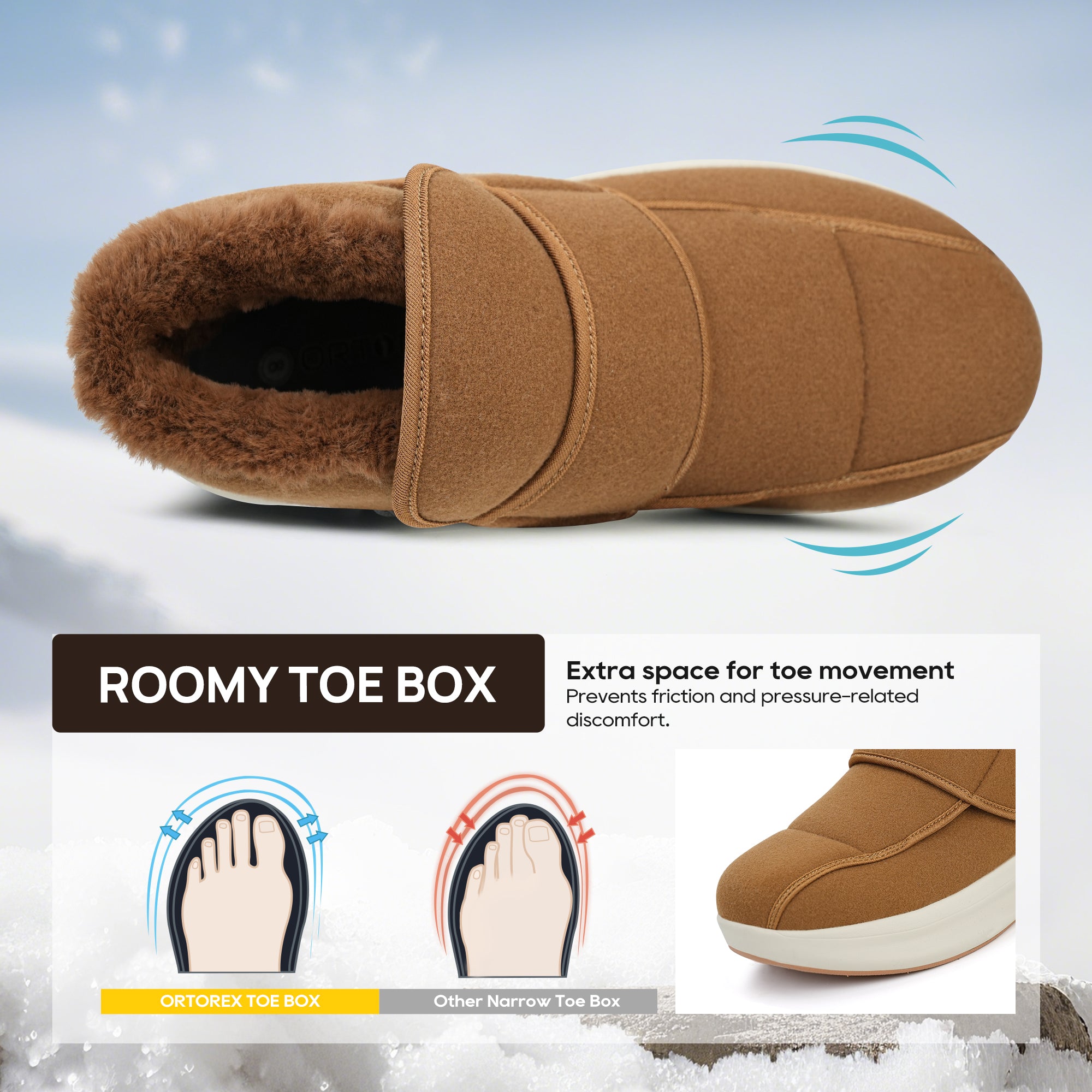 Black Walking Shoes-Nord