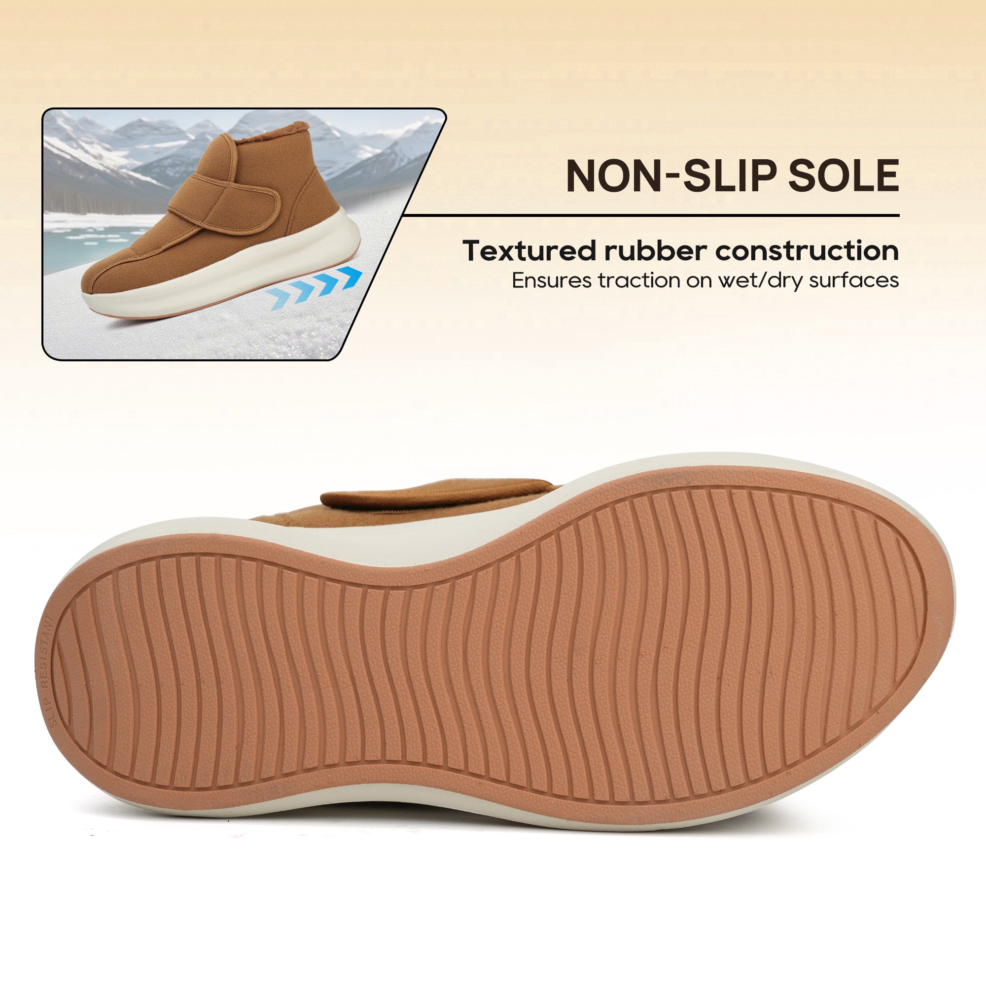 Black Walking Shoes-Nord
