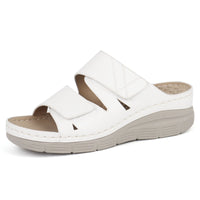 White Massage Sandals-Amara