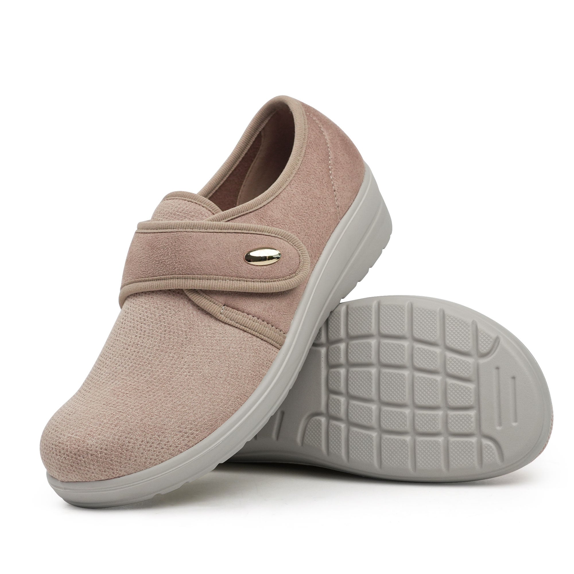 Beige Walking Shoes-Elin
