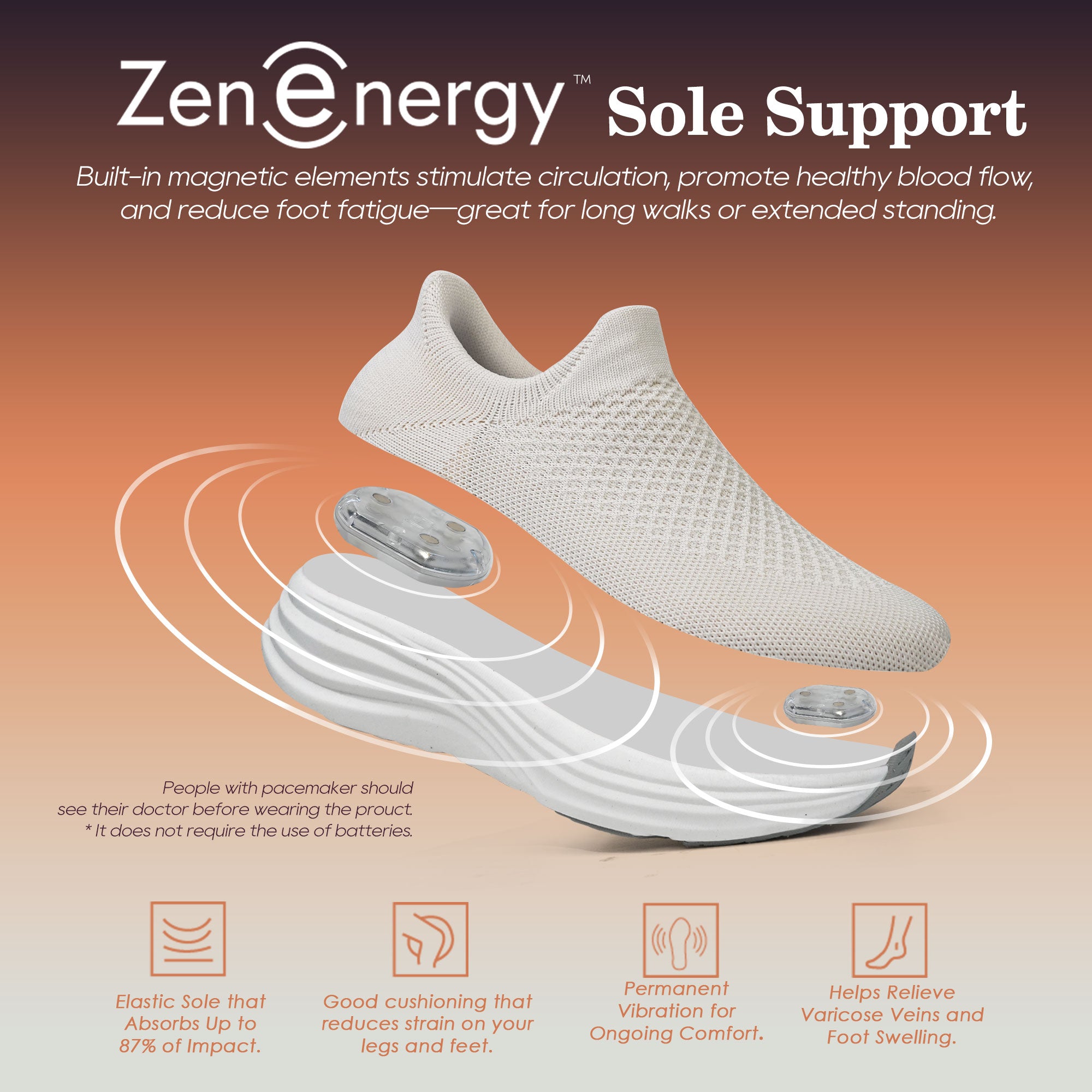 Beige Walking shoes-Cara