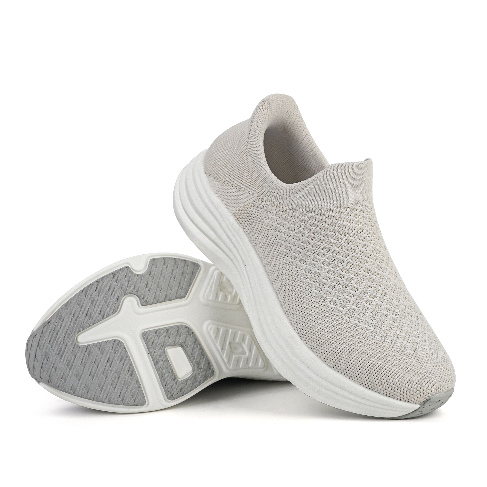 Zenenergy Beige Walking Shoes - Cara