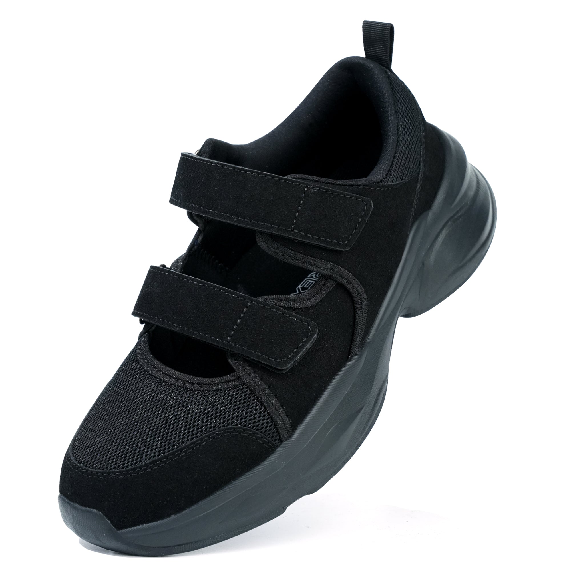 Black Walking Shoes-Adeline