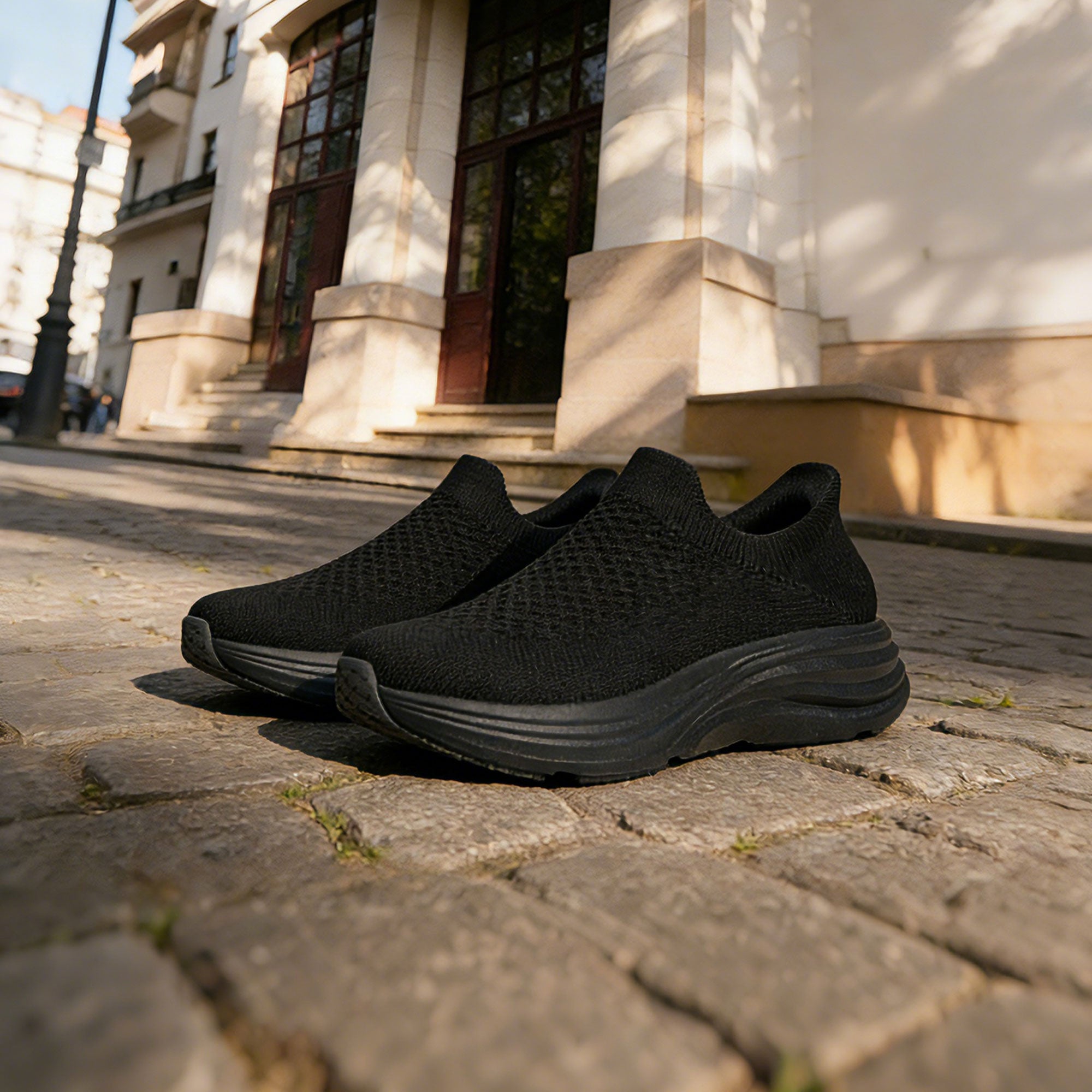 Beige Walking shoes-Cara