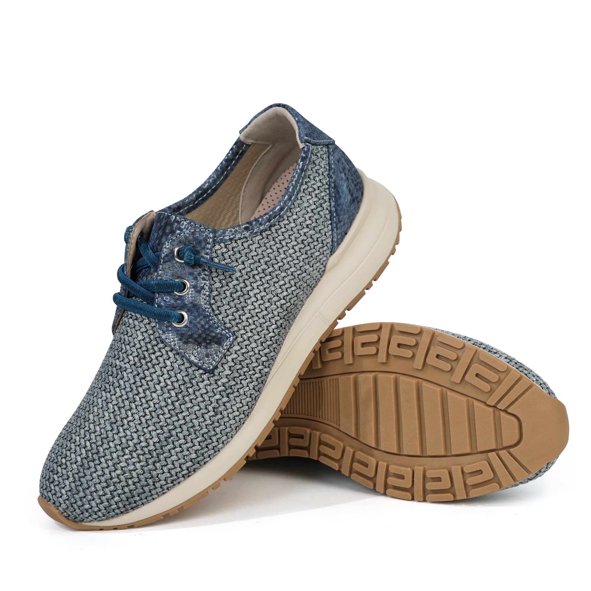 Blue Walking Shoes-Selin