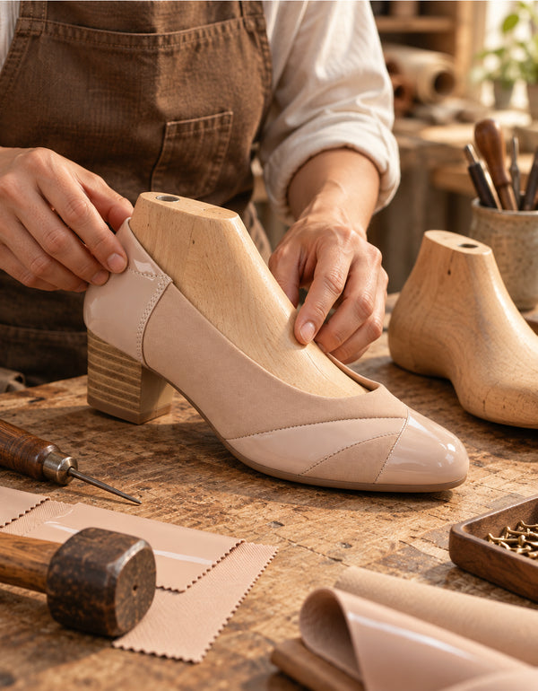 Handcrafting a shoe