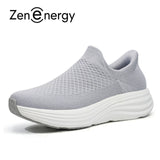 Zenenergy Grey Walking Shoes - Cara