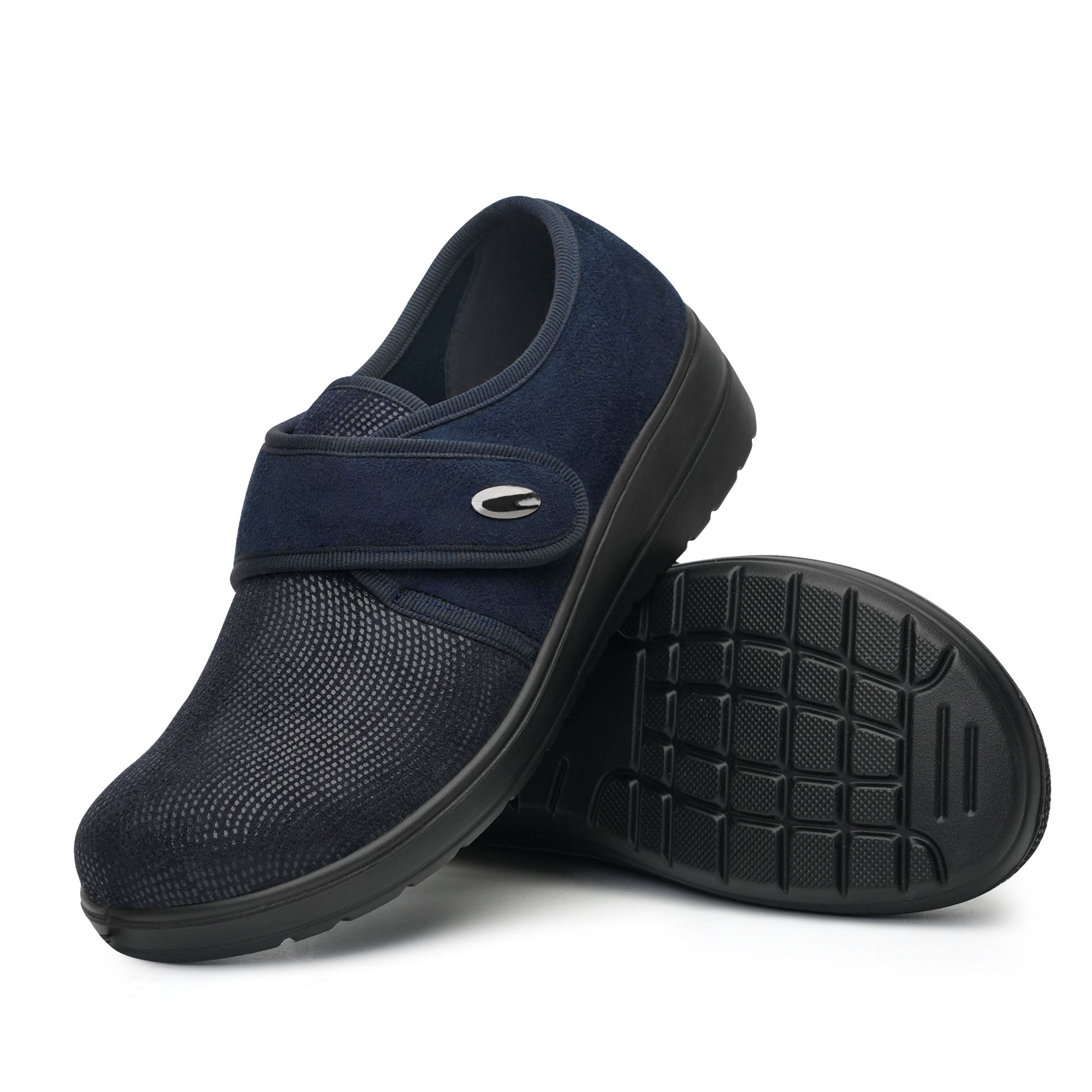 Navy Walking Shoes-Elin